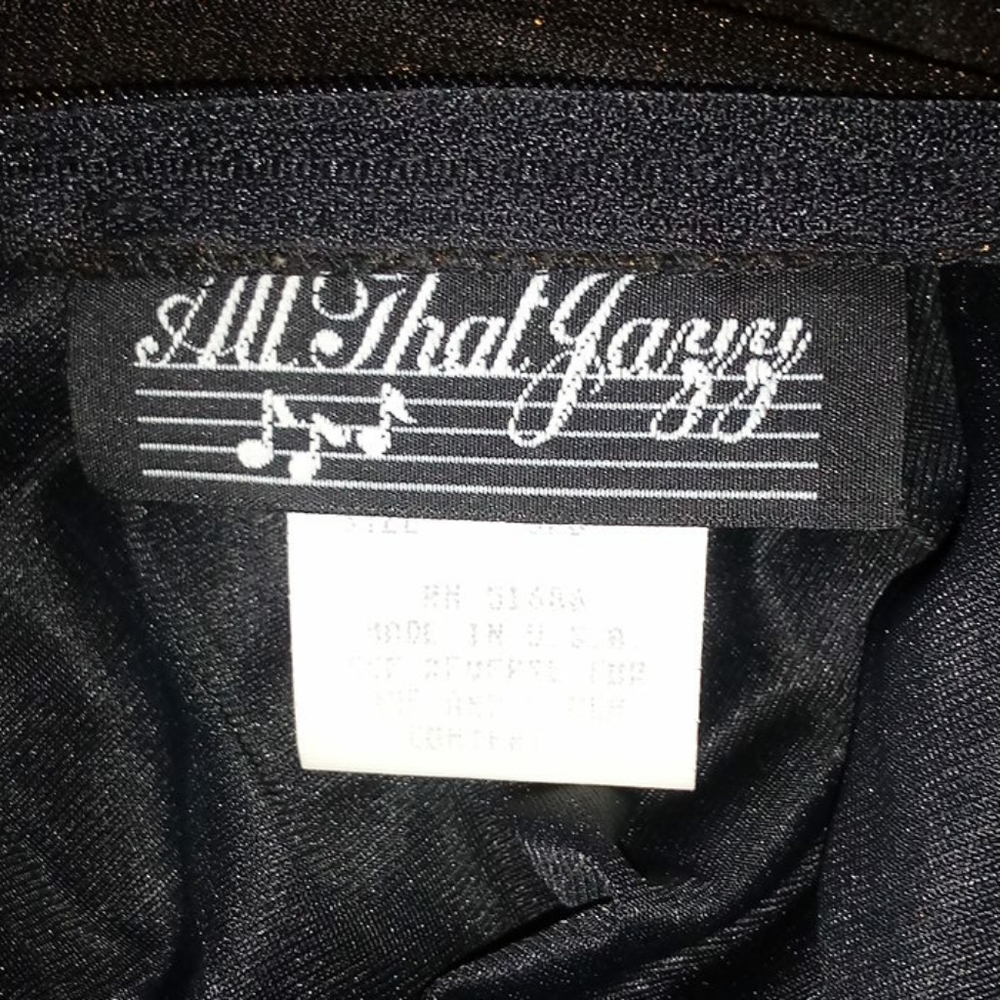 ALL THAT JAZZ MINI DRESS METALLIC BRONZE SIZE 5/6 - Picture 8 of 8